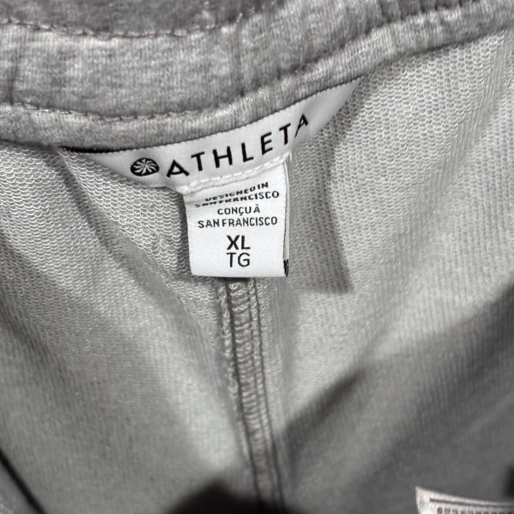 Athleta Women's Retroterry High Rise Wide Leg Cargo Pant Grey SZ: XL - Picture 14 of 16